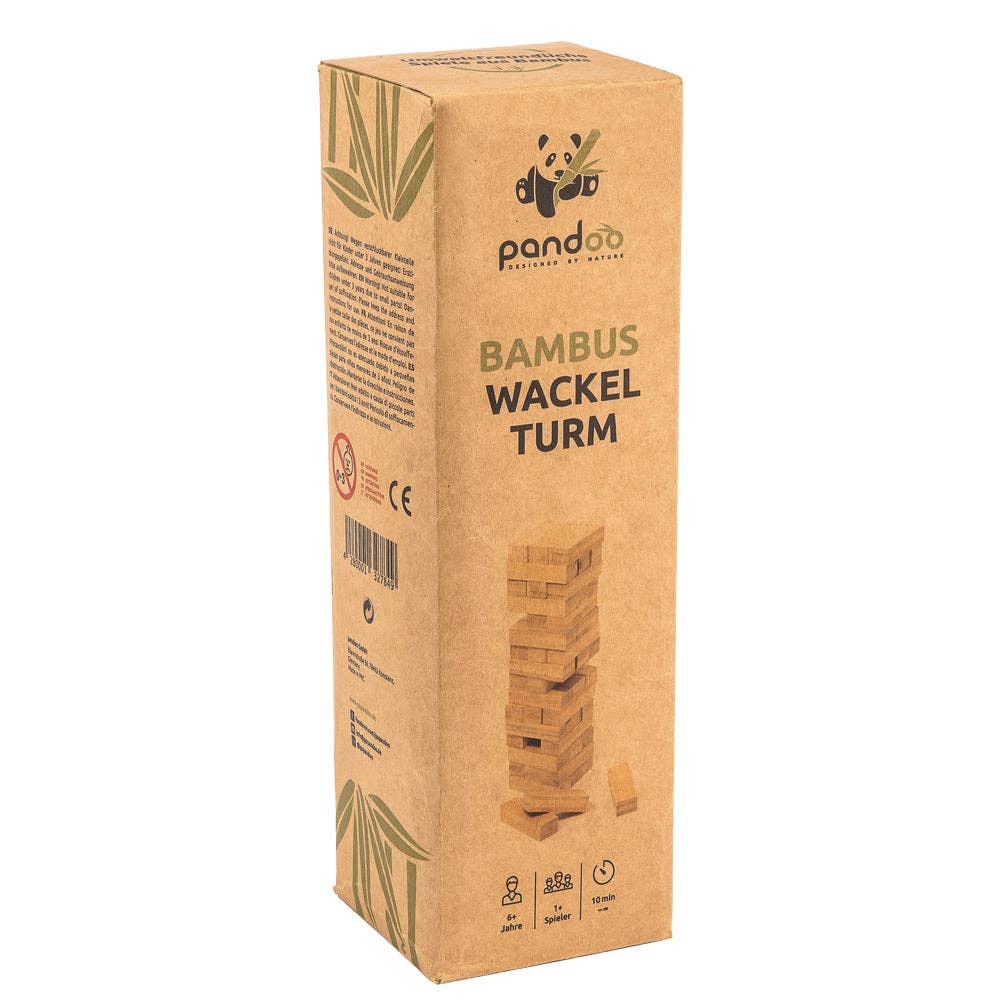 Tour d'oscillation de jeu en bambou